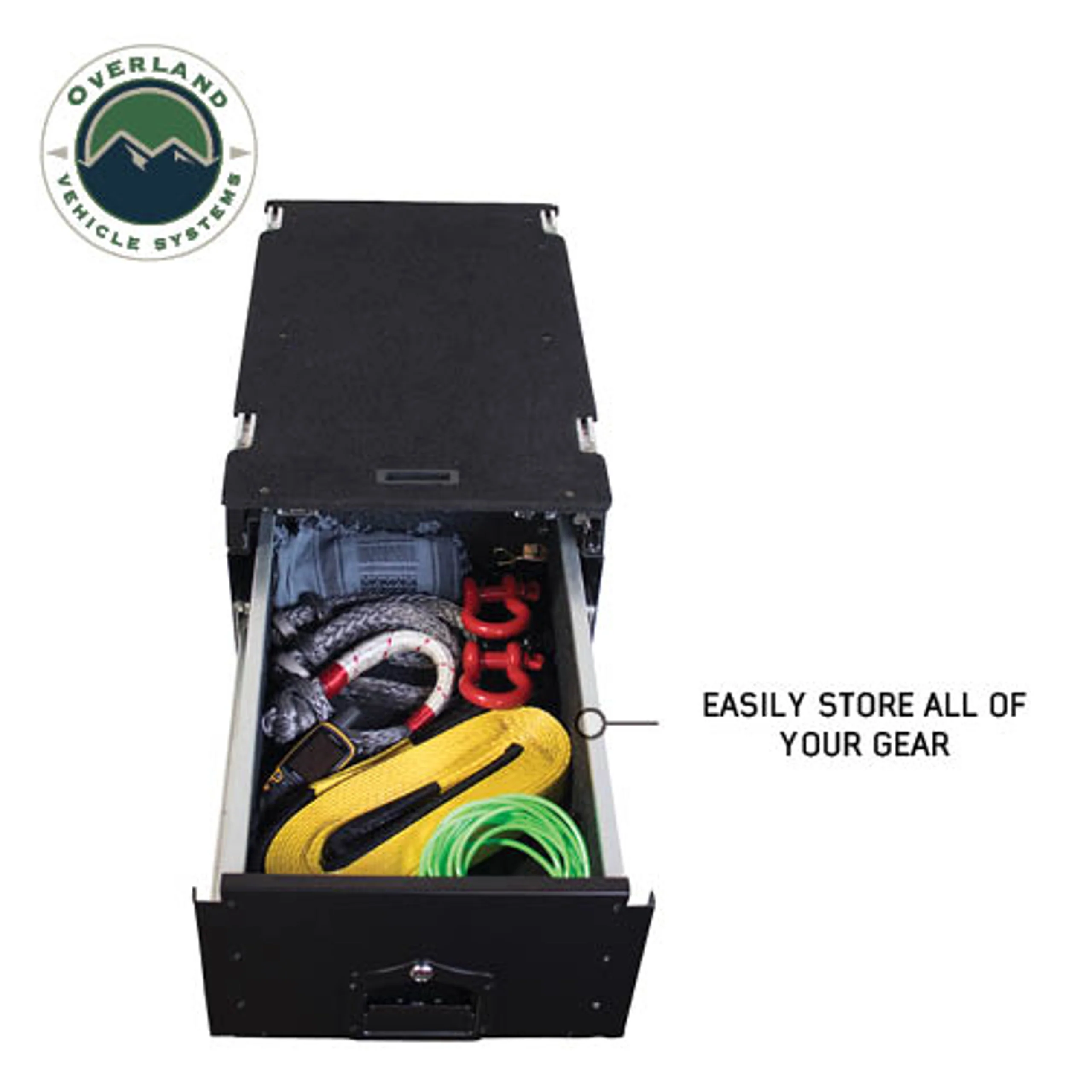Overland Vehicle Systems Cargo Box W/Slide Out Drawer & Working Station - Image 9