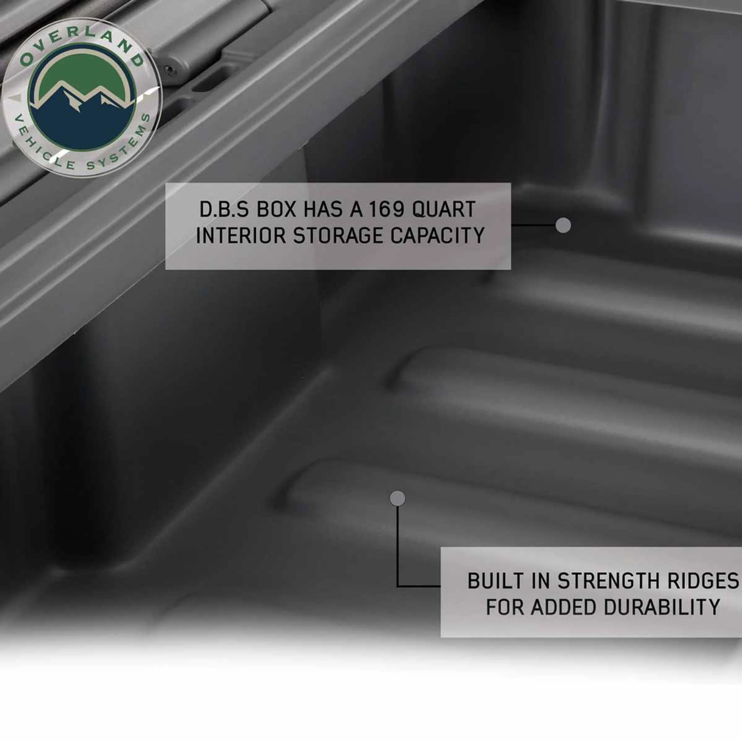 Overland Vehicle Systems D.B.S. Dark Grey 169 QT Dry Box W/Wheels, Drain & Bottle Opener - Image 7
