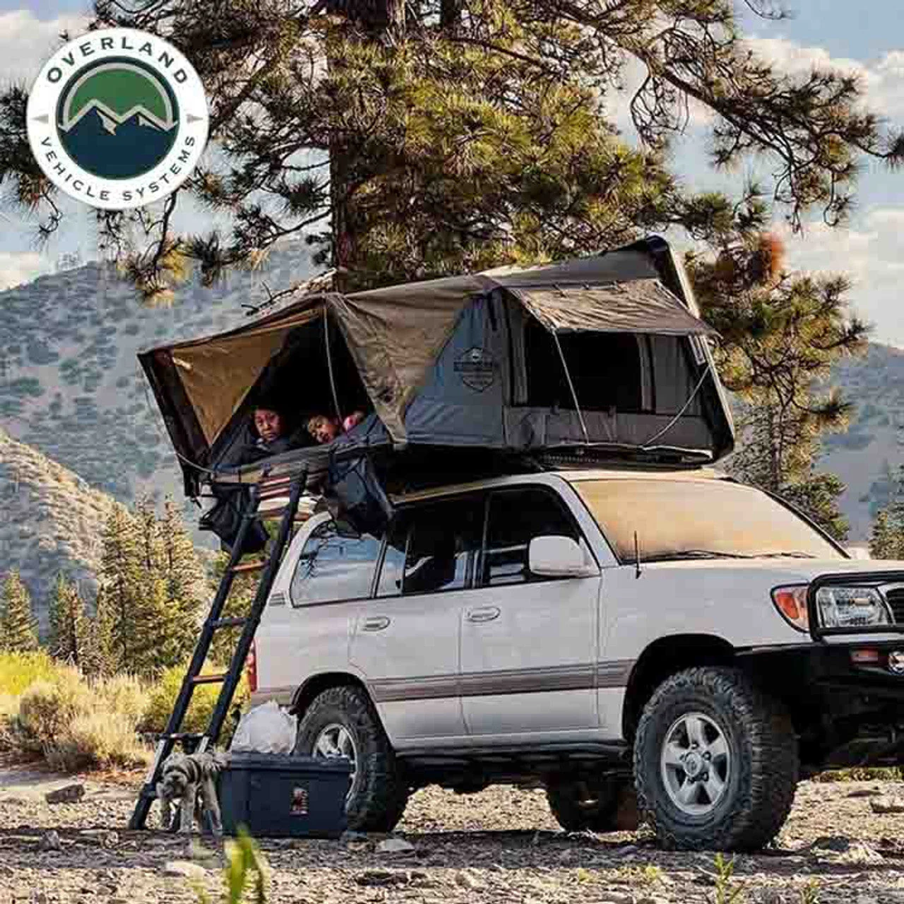 Overland Vehicle Systems HD Bushveld II Cantilever Hard Shell Roof Top Tent - Image 3