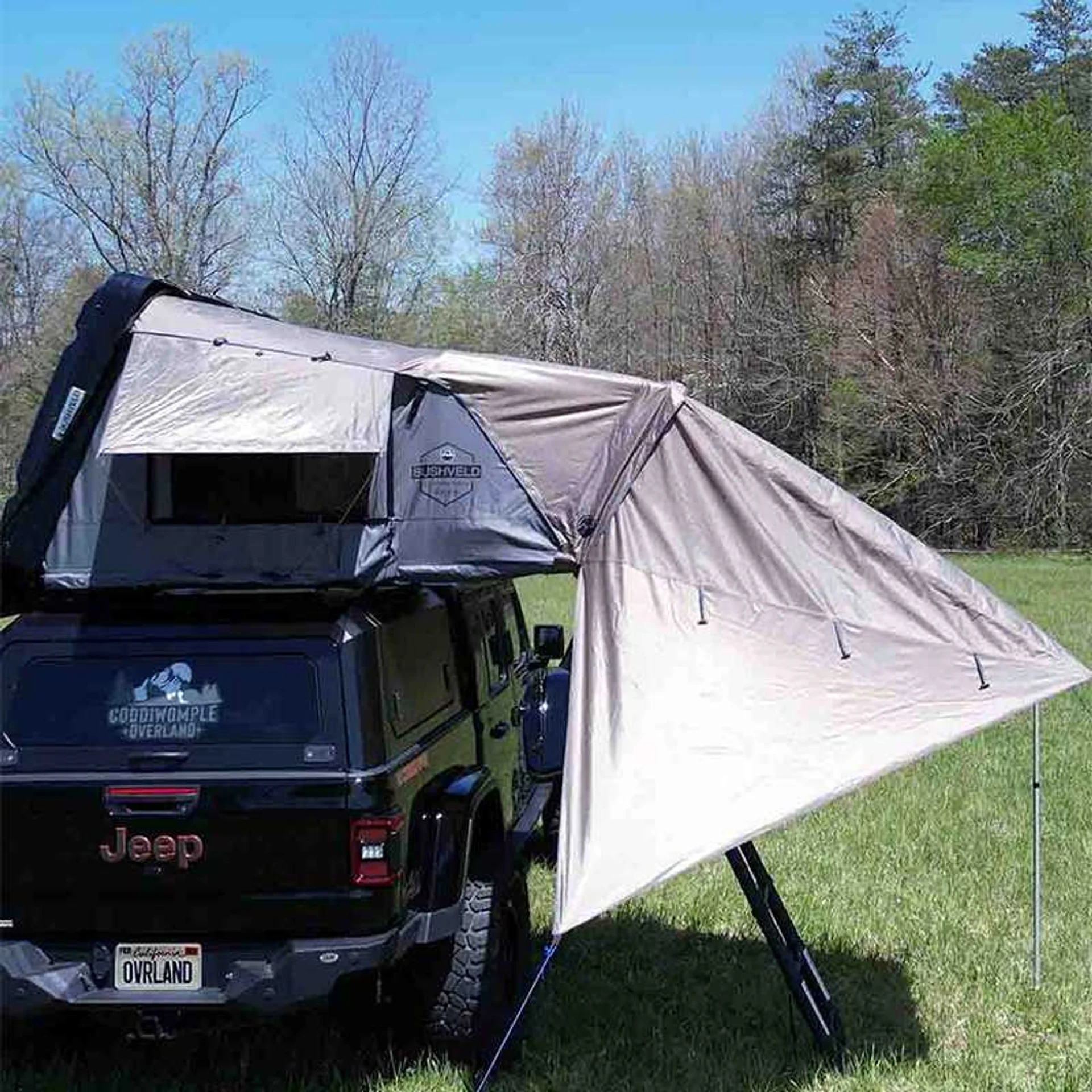 Overland Vehicle Systems HD Bushveld II Hard Shell Roof Top Tent - Image 2