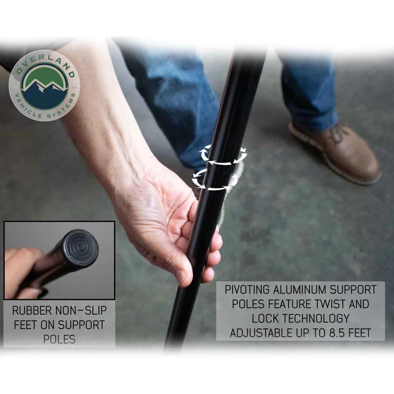 Overland Vehicle Systems HD Nomadic 270 Degree Awning - Image 6