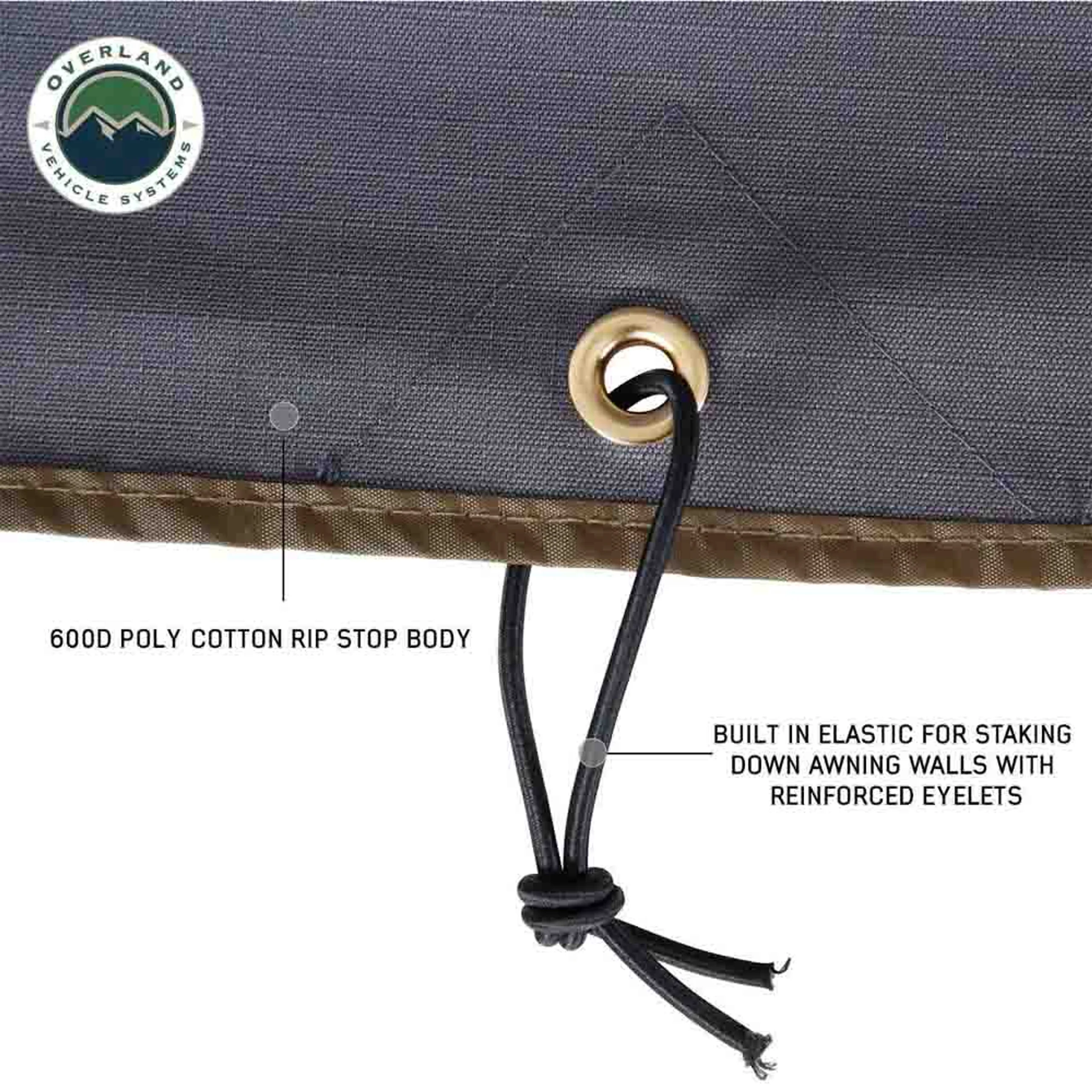 Overland Vehicle Systems HD Nomadic 270 Degree Awning Wall 2 with Window - Image 8