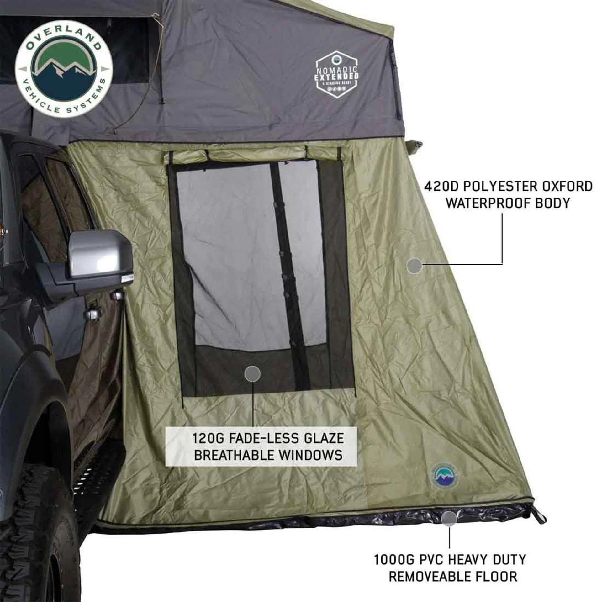 Overland Vehicle Systems HD Nomadic 3 Roof Top Tent - Image 4