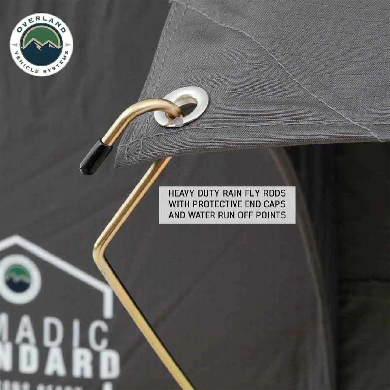 Overland Vehicle Systems HD Nomadic 4 Extended Soft Shell Roof Top Tent - Image 10