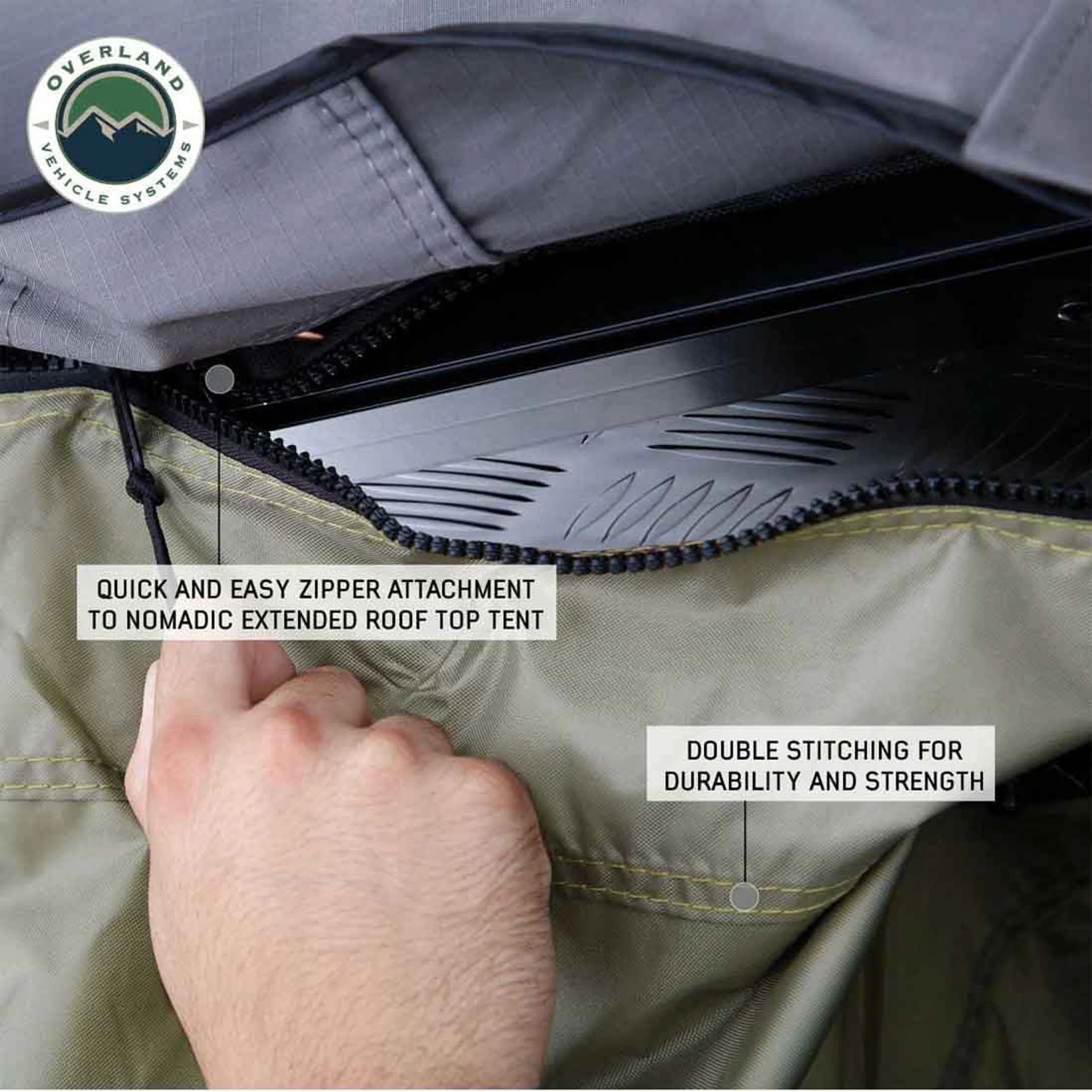 Overland Vehicle Systems HD Nomadic 4 Roof Top Tent - Image 8