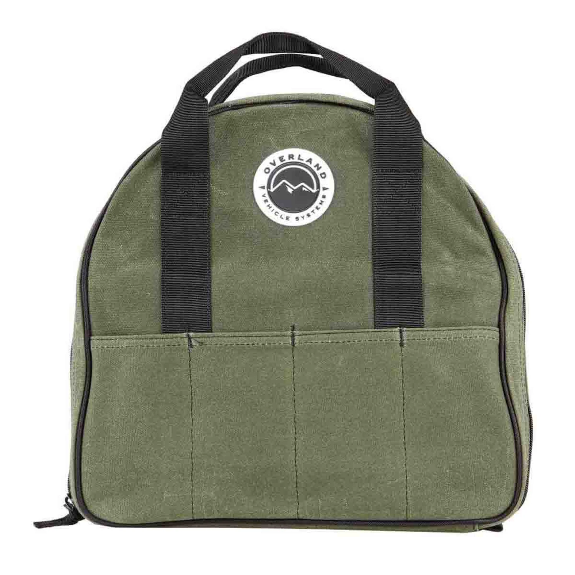 Overland Vehicle Systems Jumper Cable Storage Bag #16 Waxed Canvas