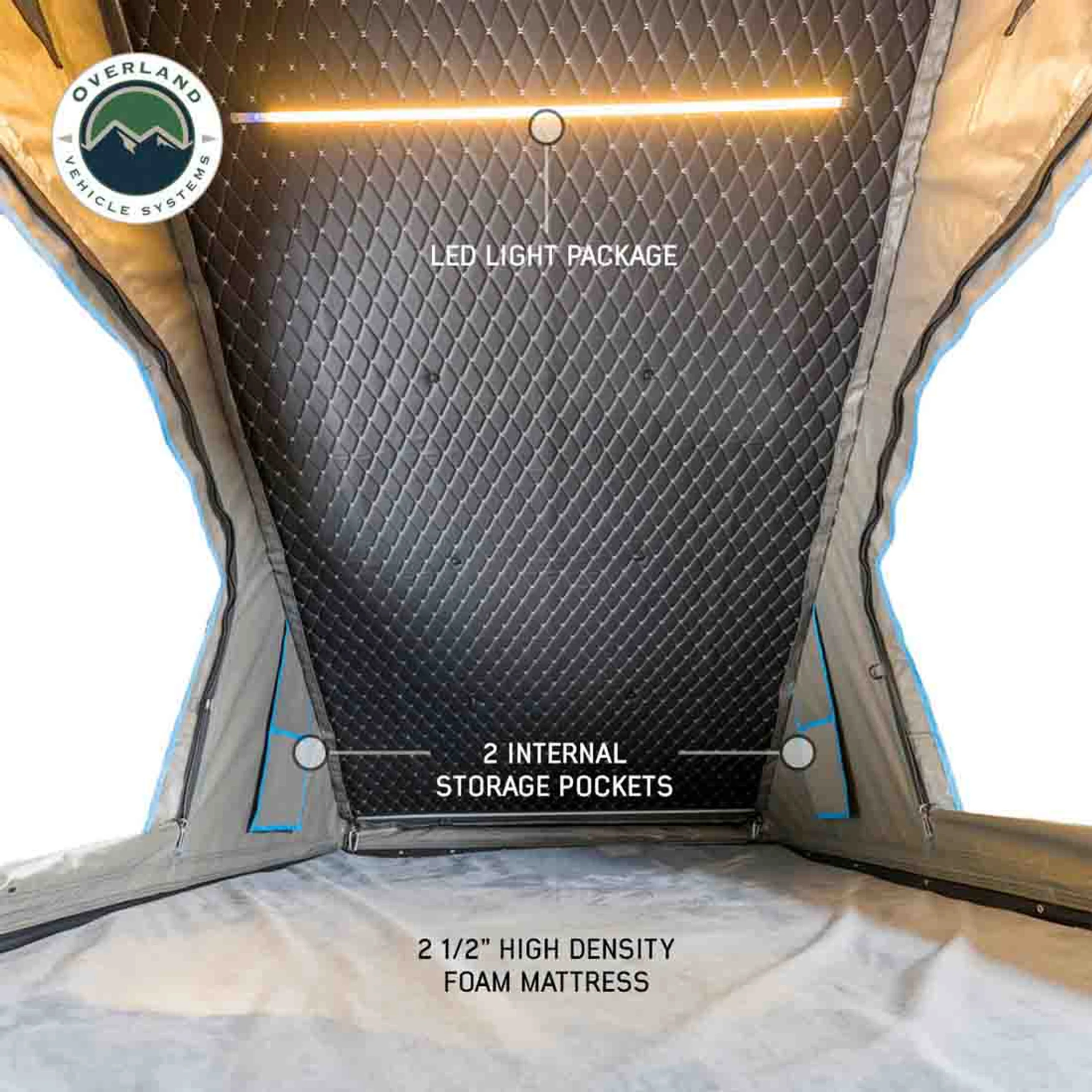 Overland Vehicle Systems MagPak Camper Shell/Roof Top Tent Combo - Image 13