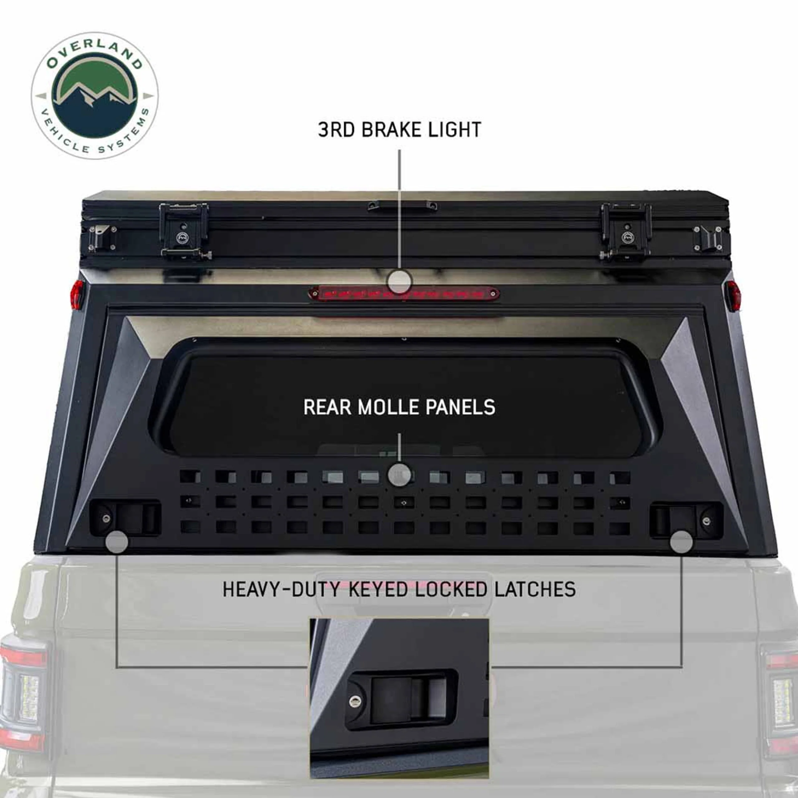 Overland Vehicle Systems MagPak Camper Shell/Roof Top Tent Combo - Image 9