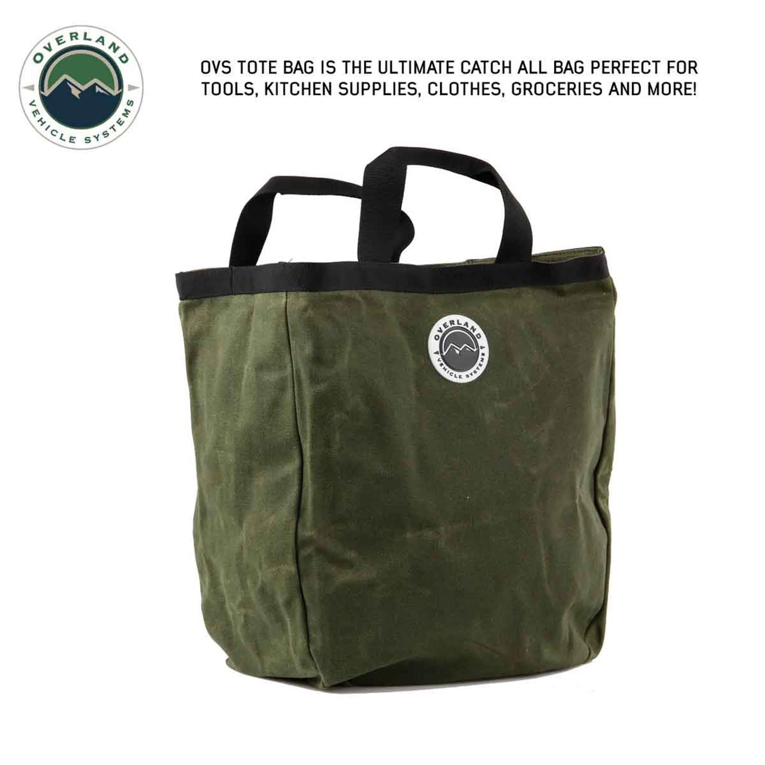Overland Vehicle Systems Tote Bag #16 Waxed Canvas Storage - Image 4