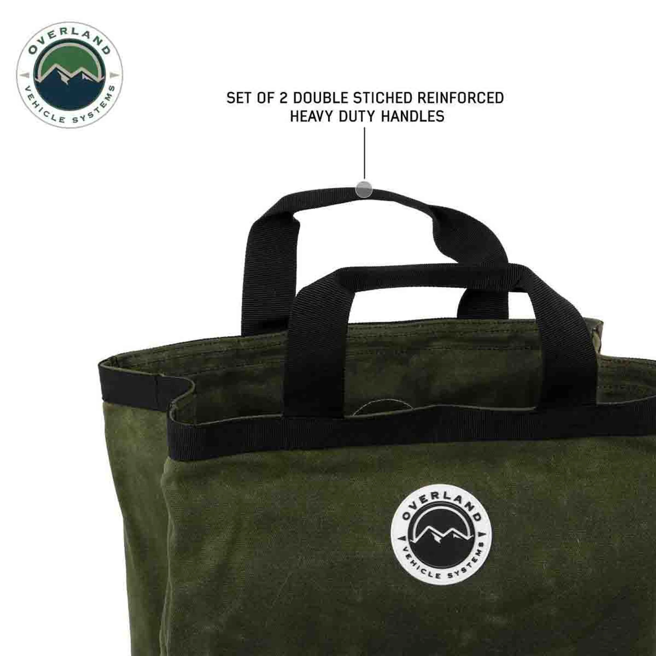 Overland Vehicle Systems Tote Bag #16 Waxed Canvas Storage - Image 5