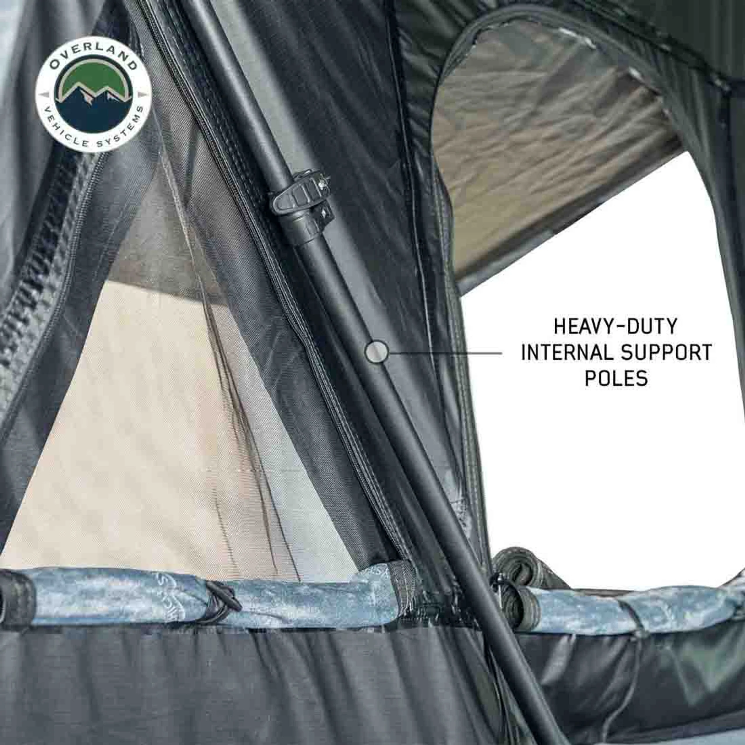 Overland Vehicle Systems XD Everest Cantilever Aluminum Hard Shell Roof Top Tent - Image 11