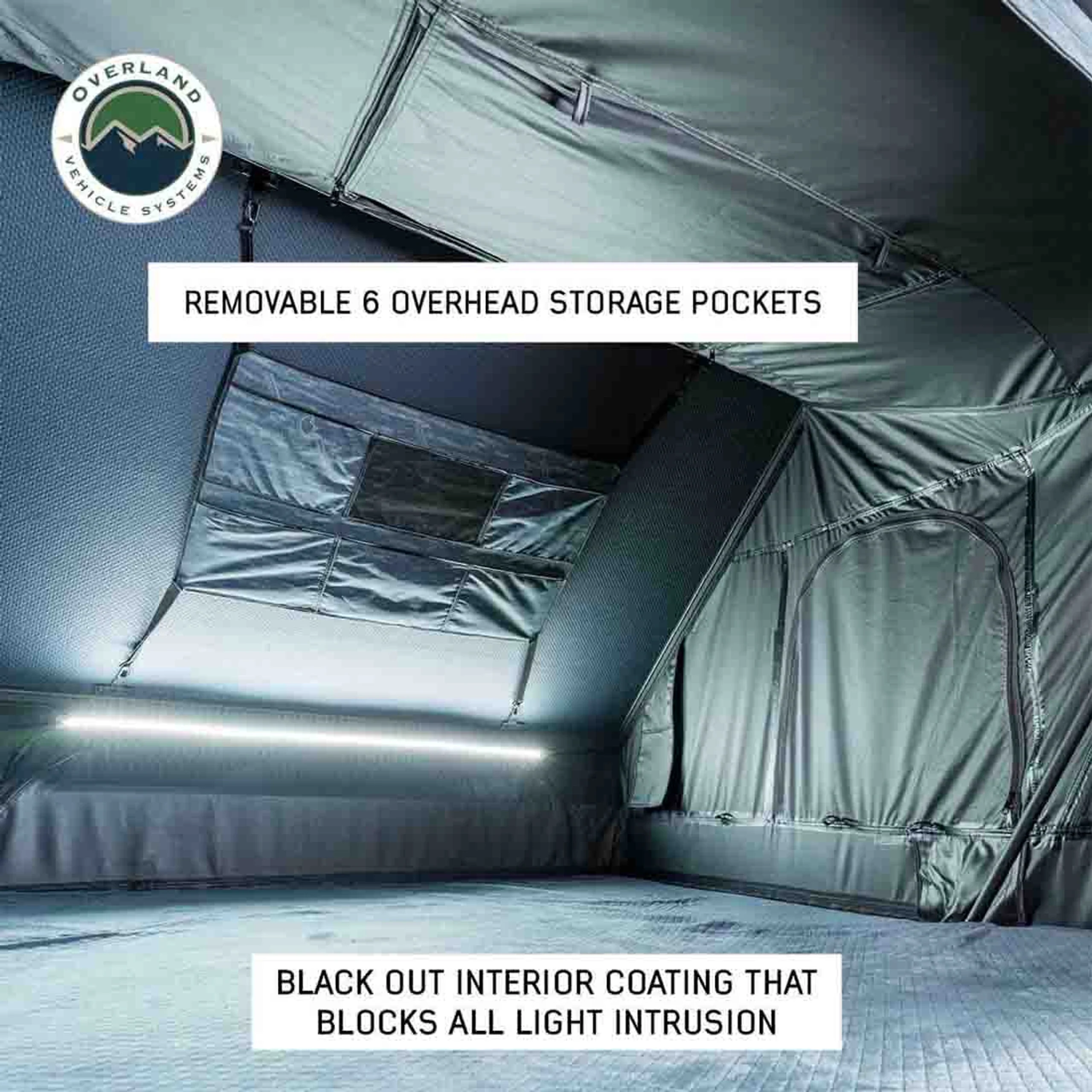 Overland Vehicle Systems XD Everest Cantilever Aluminum Hard Shell Roof Top Tent - Image 6