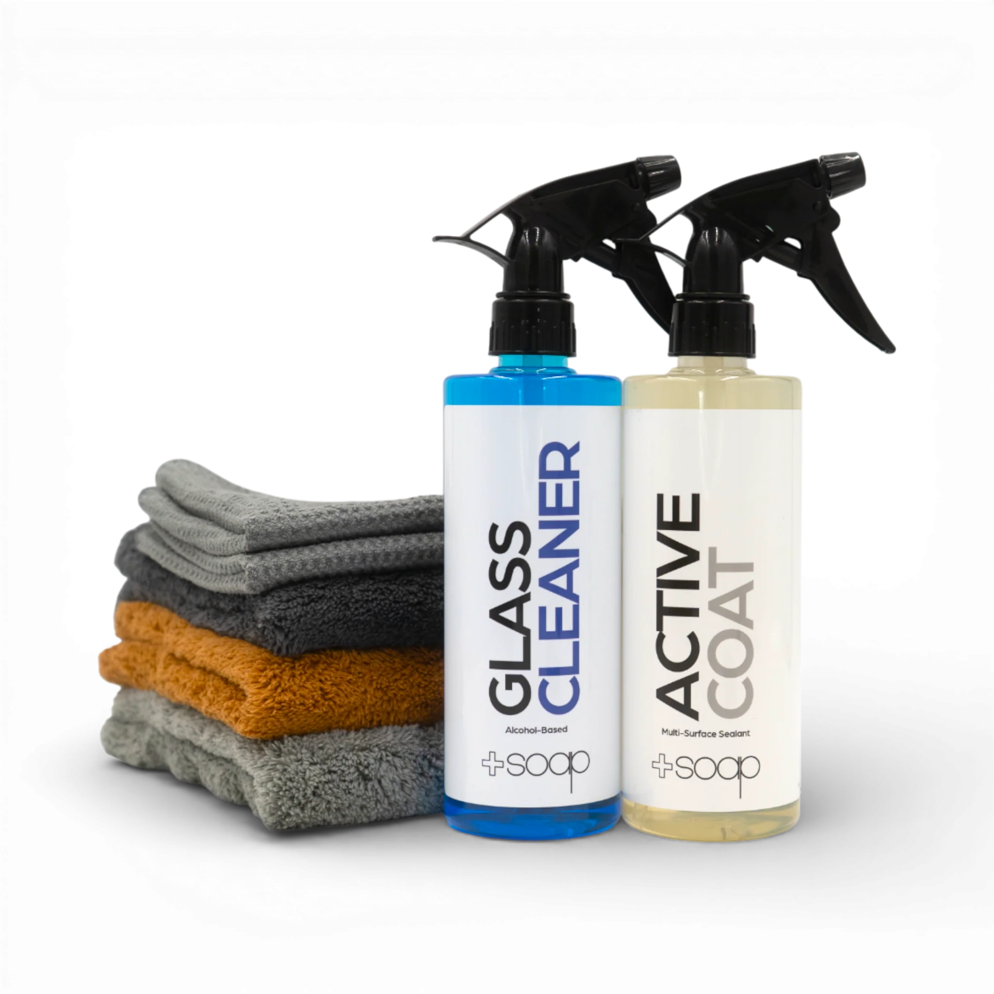Plus Soap Clarity Glass Cleaner and Sealant Combo