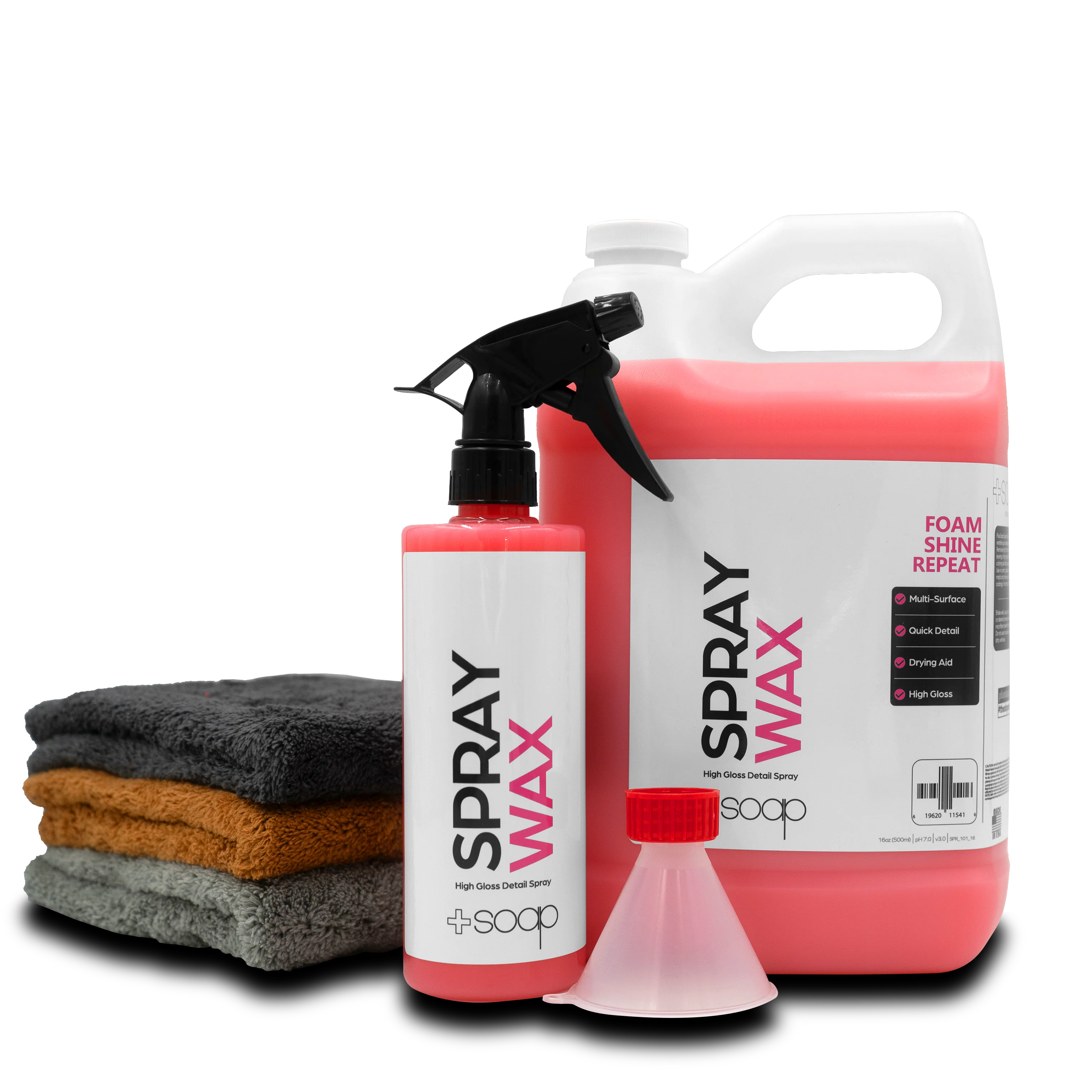 Plus Soap Spray Wax Bundle
