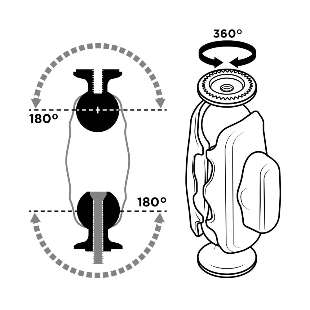 Quad Lock 360 Arm - Dual Pivot Small - Image 2