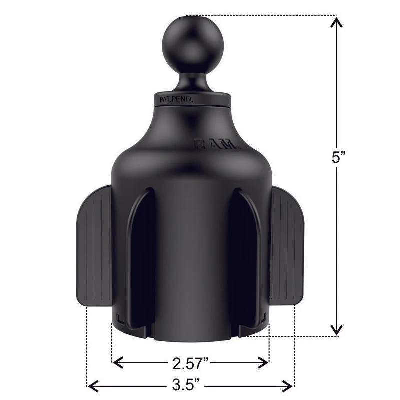 RAM Mounts Stubby™ Cup Holder Ball Base - Image 3