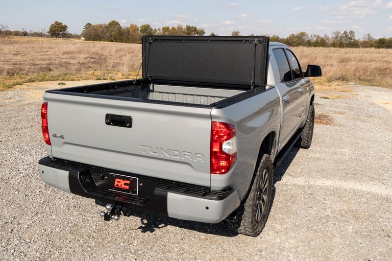 Rough Country Hard Tri-Fold Flip Up Bed Cover For Tundra (2007-2021) - Image 10