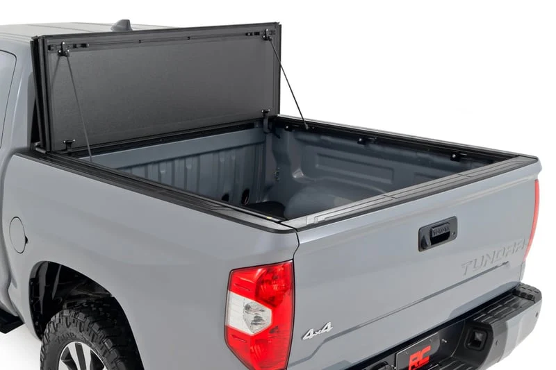 Rough Country Hard Tri-Fold Flip Up Bed Cover For Tundra (2007-2021) - Image 2