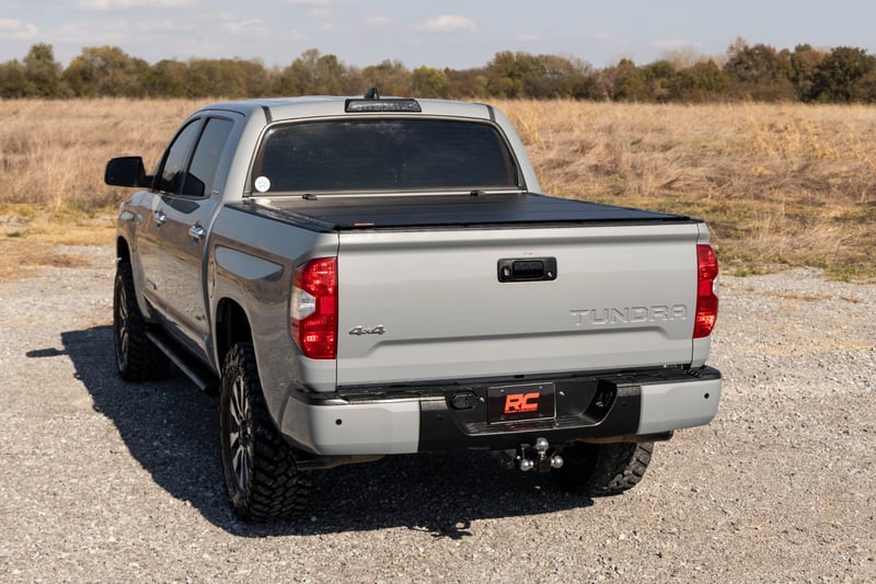 Rough Country Hard Tri-Fold Flip Up Bed Cover For Tundra (2007-2021) - Image 6