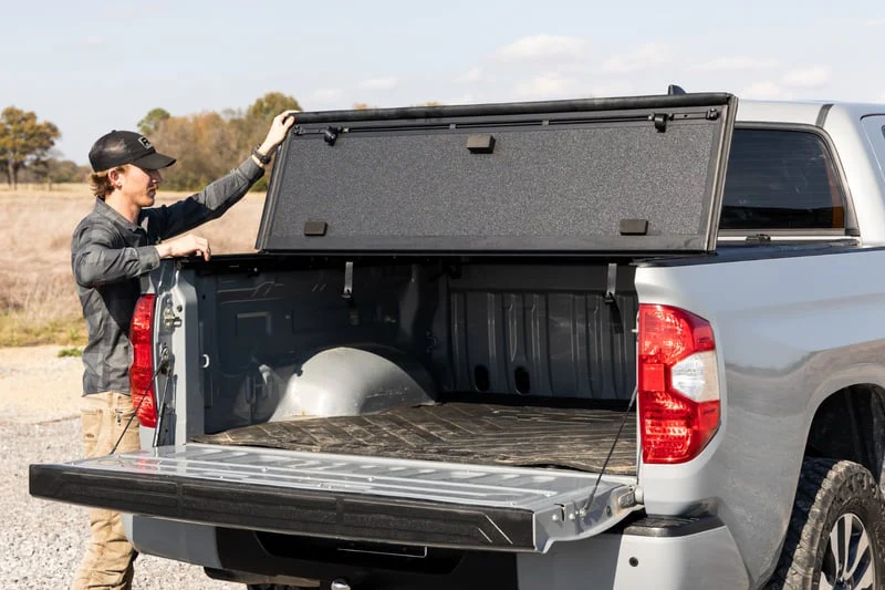 Rough Country Hard Tri-Fold Flip Up Bed Cover For Tundra (2007-2021) - Image 7