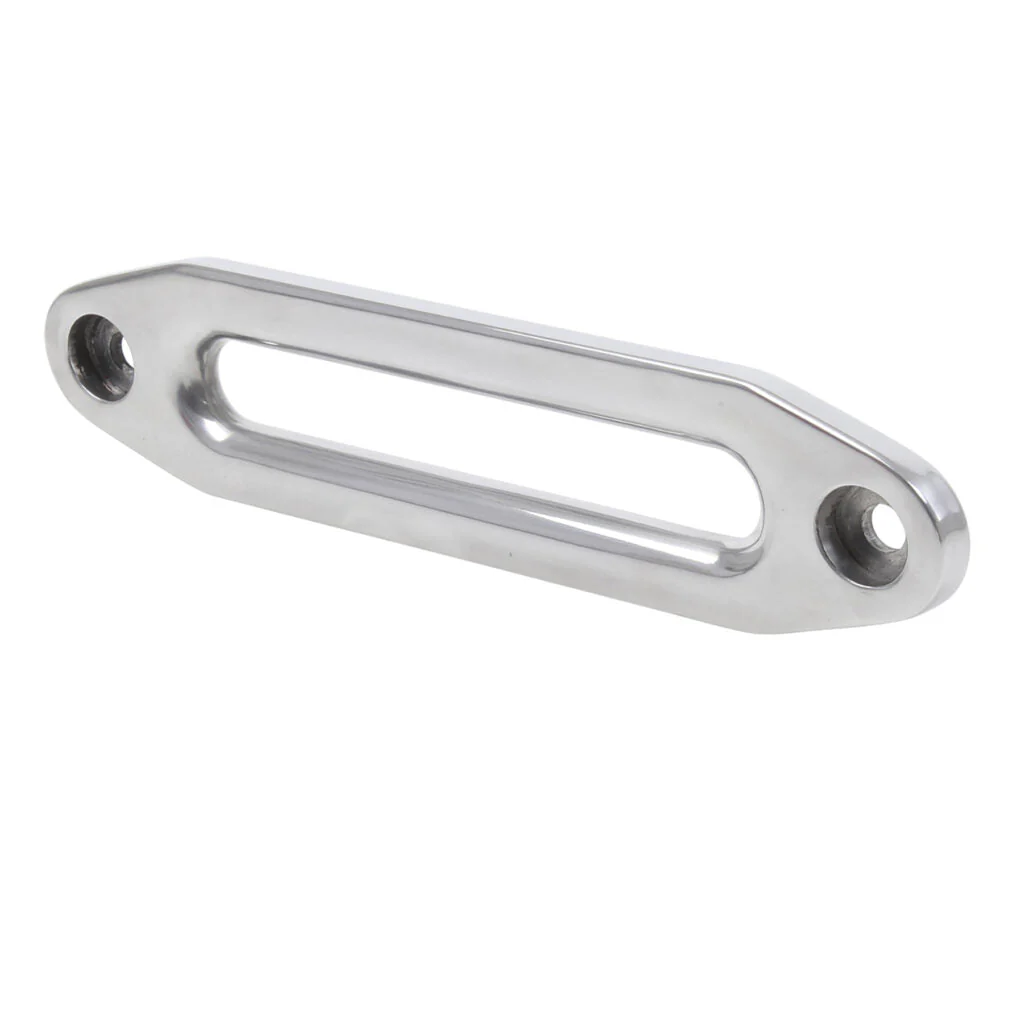 Smittybilt Aluminum Hawse Fairlead - Polished W/O Logo