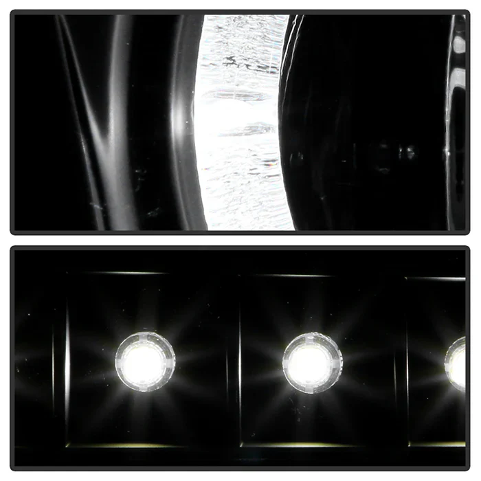 Spyder All Black Projector Headlights W/LED Halo For Tundra (2007–2013) - Image 2