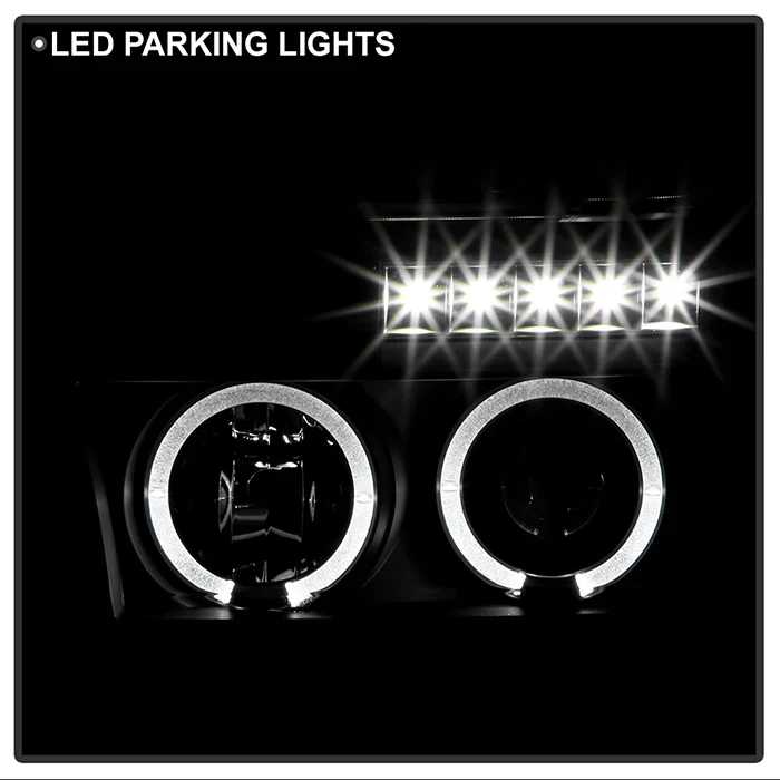 Spyder All Black Projector Headlights W/LED Halo For Tundra (2007–2013) - Image 3