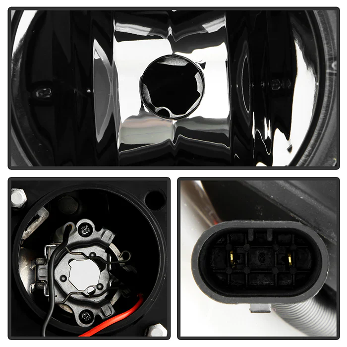 Spyder All Black Projector Headlights W/LED Halo For Tundra (2007–2013) - Image 7