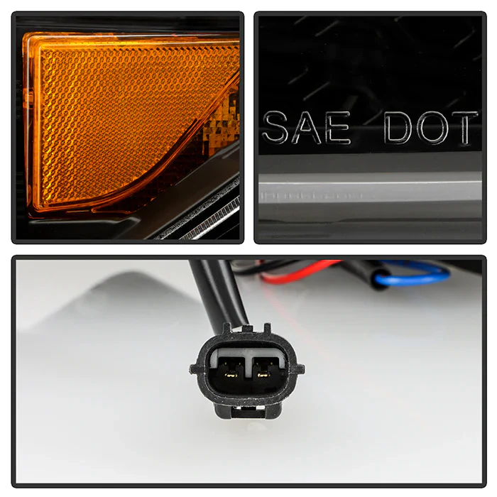 Spyder Apex Black LED Headlights For Tundra SR/SR5 Only (2014–2021) - Image 11
