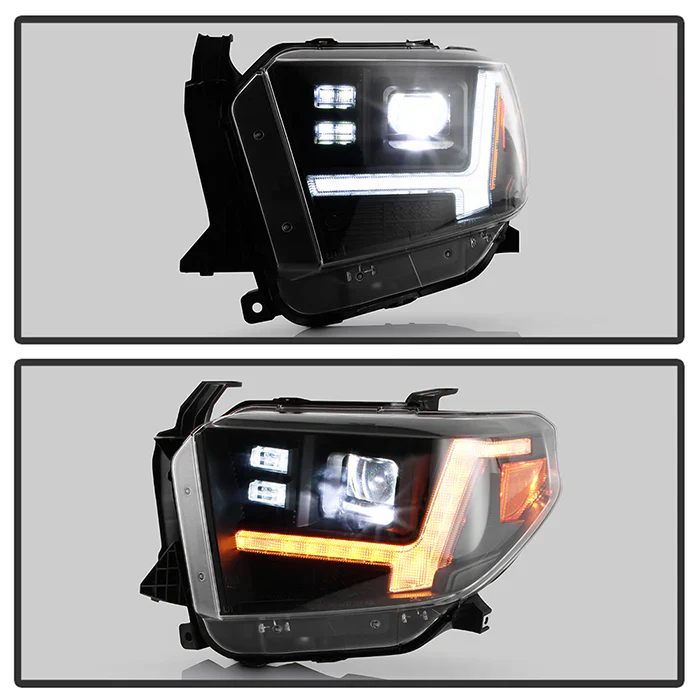 Spyder Apex Black LED Headlights For Tundra SR/SR5 Only (2014–2021) - Image 13