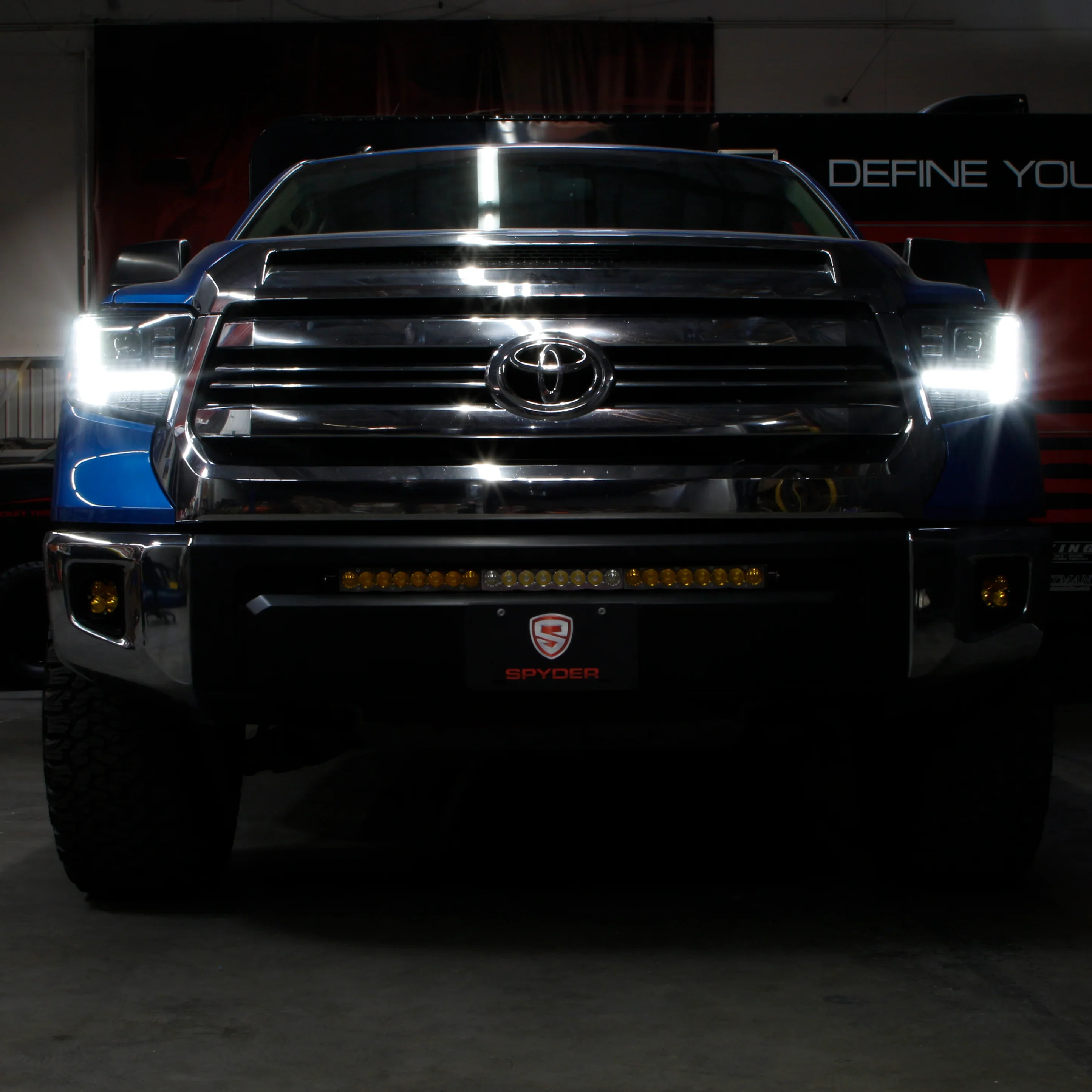 Spyder Apex Black LED Headlights For Tundra SR/SR5 Only (2014–2021) - Image 16
