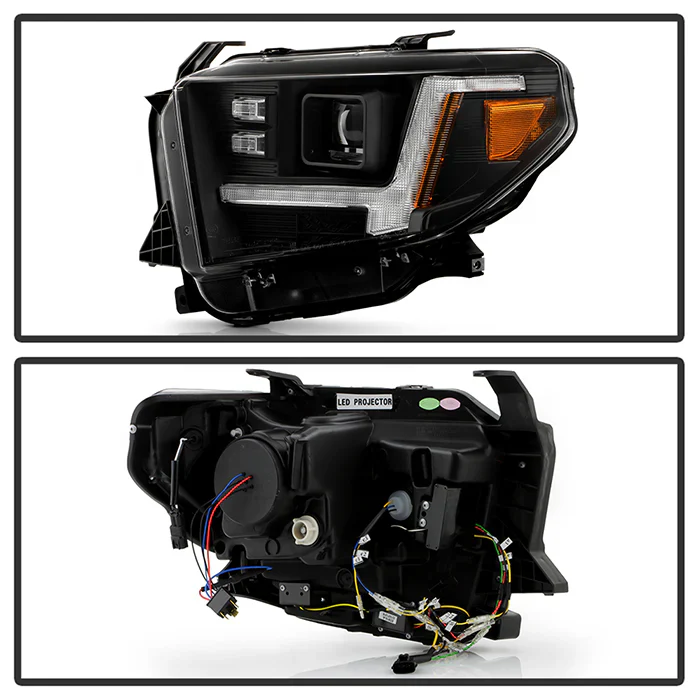 Spyder Apex Black LED Headlights For Tundra SR/SR5 Only (2014–2021) - Image 5