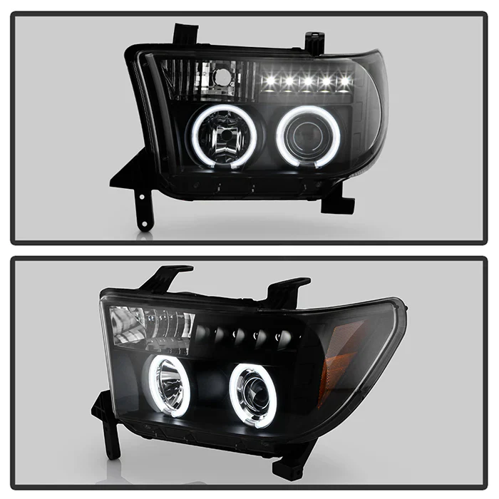 Spyder Black Projector Headlights W/CCFL Halo For Tundra (2007–2013) - Image 10