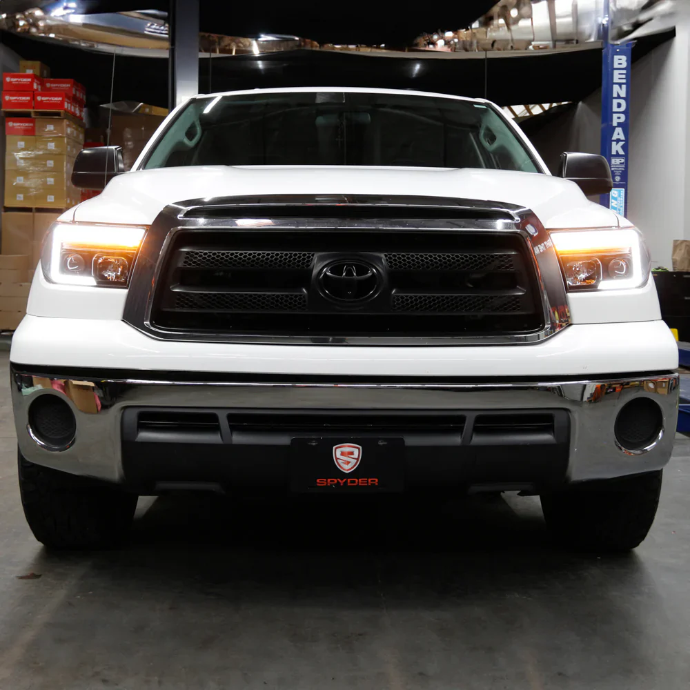 Spyder Black Projector Headlights W/Sequential Turn Signal For Tundra (2010–2013) - Image 12