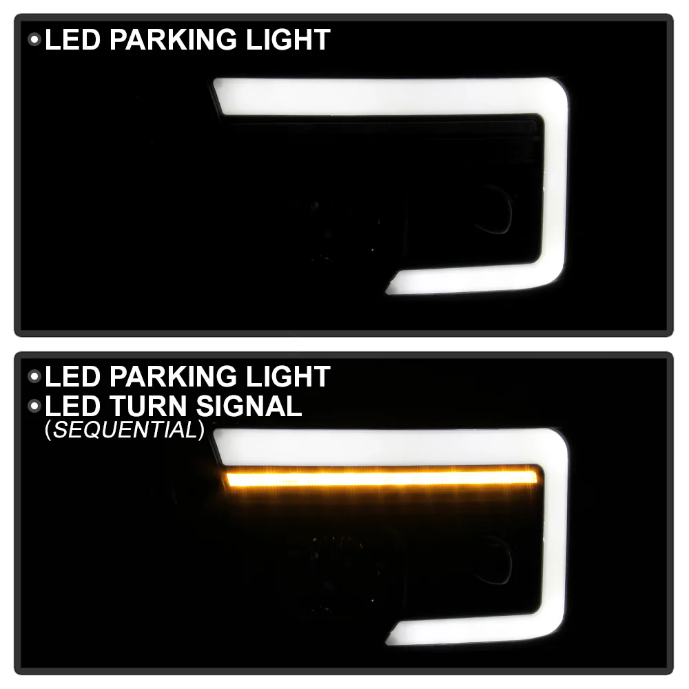 Spyder Black Projector Headlights W/Sequential Turn Signal For Tundra (2010–2013) - Image 9
