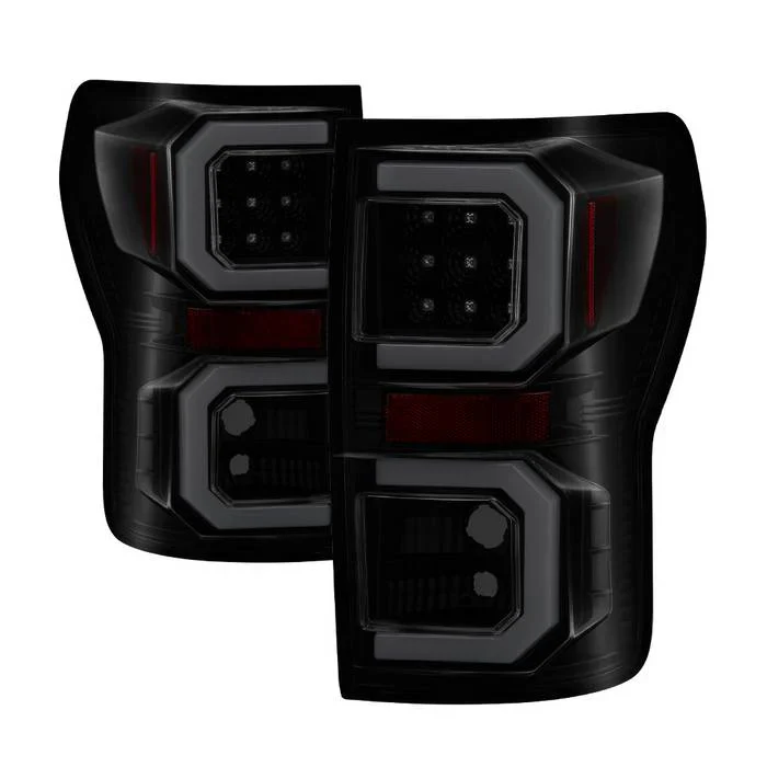 Spyder Black Smoke V2 Light Bar W/LED Tail Lights For Tundra (2007-2013)