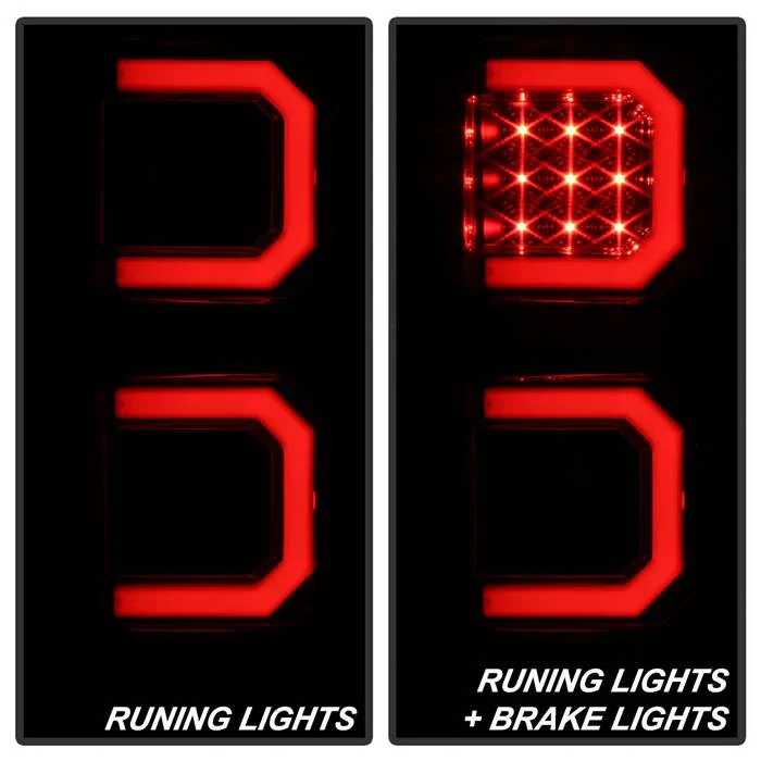 Spyder Black Smoke V2 Light Bar W/LED Tail Lights For Tundra (2007-2013) - Image 2