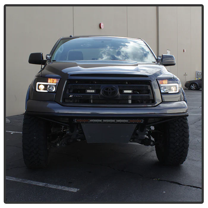 Spyder Black V2 Projector Headlights W/Light Bar DRL For Tundra (2007–2013) - Image 13