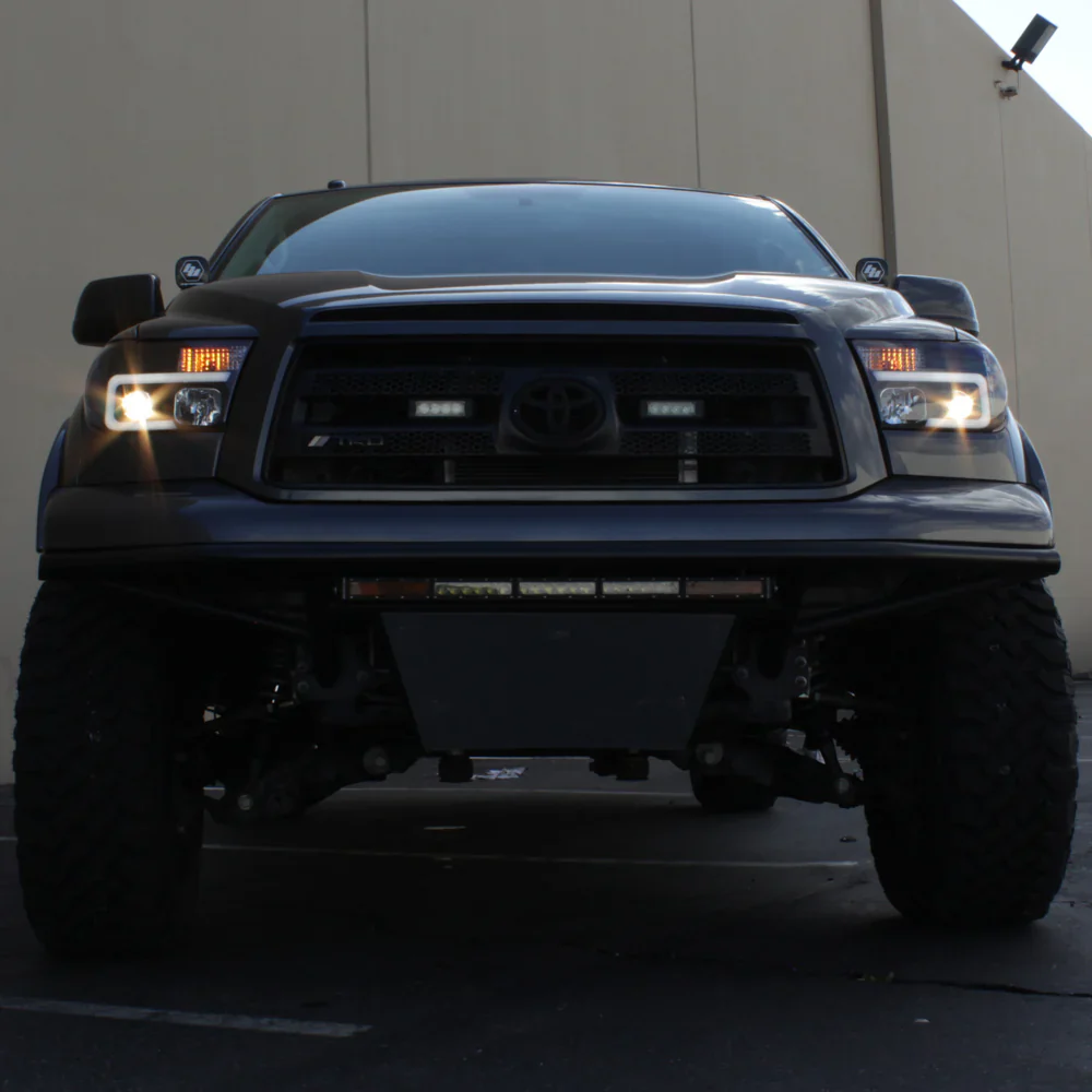 Spyder Black V2 Projector Headlights W/Light Bar DRL For Tundra (2007–2013) - Image 16