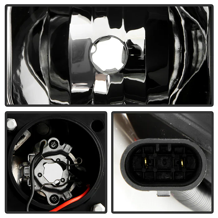 Spyder Black V2 Projector Headlights W/Light Bar DRL For Tundra (2007–2013) - Image 7