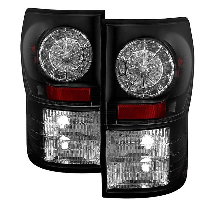 Spyder Black W/LED Tail Lights For Tundra (2007-2013)