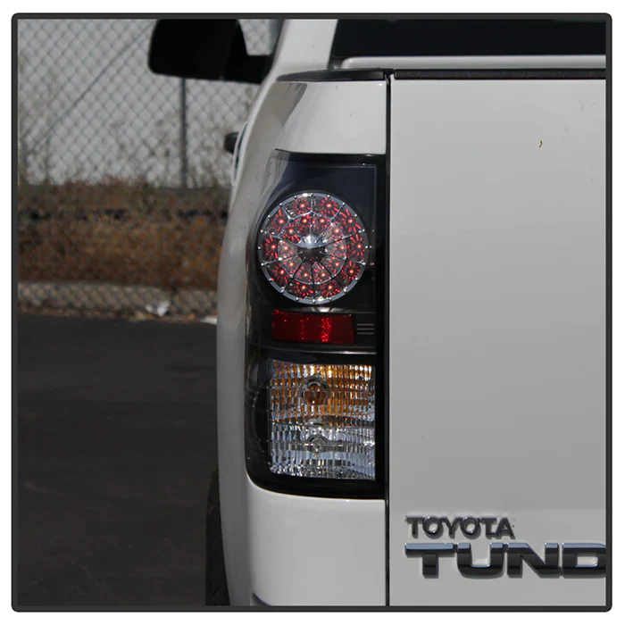 Spyder Black W/LED Tail Lights For Tundra (2007-2013) - Image 5