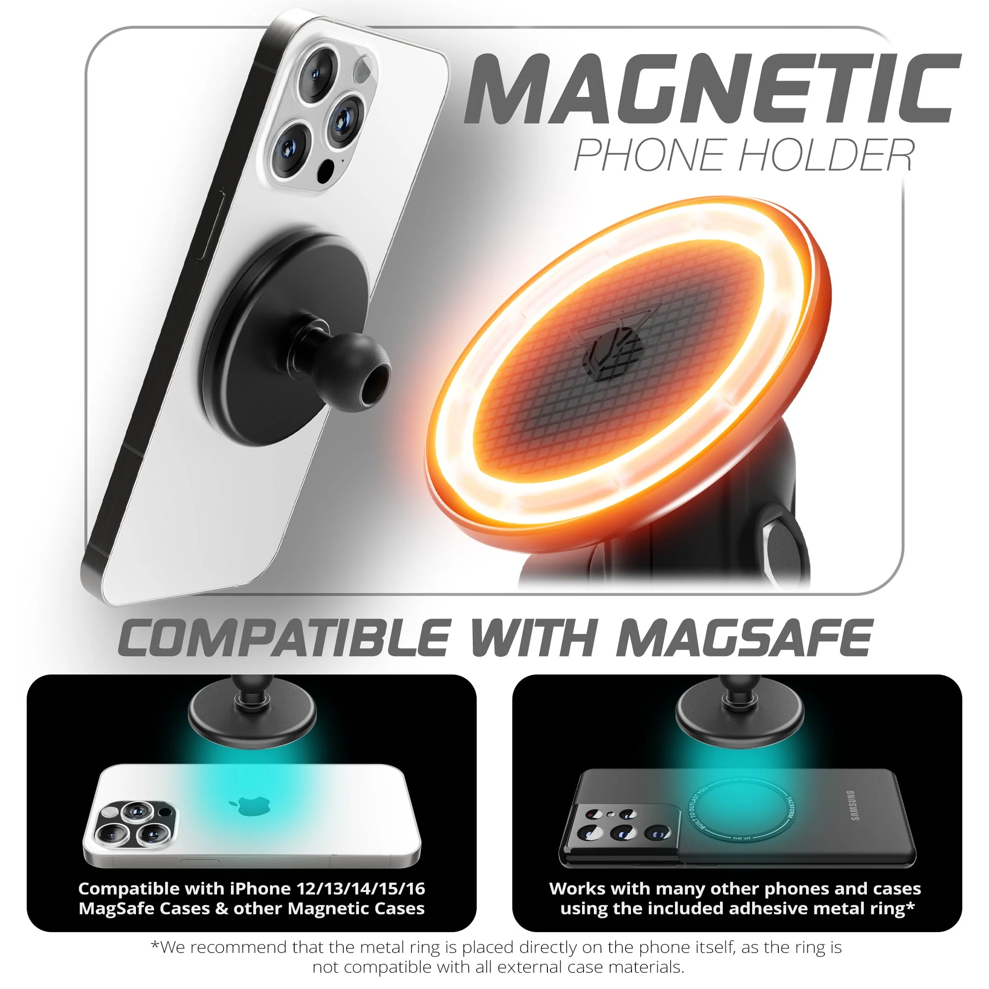 Tackform LINK™ Vent Mount Bracket With MagSafe Phone Holder For Tundra (2014-2021) - Image 4