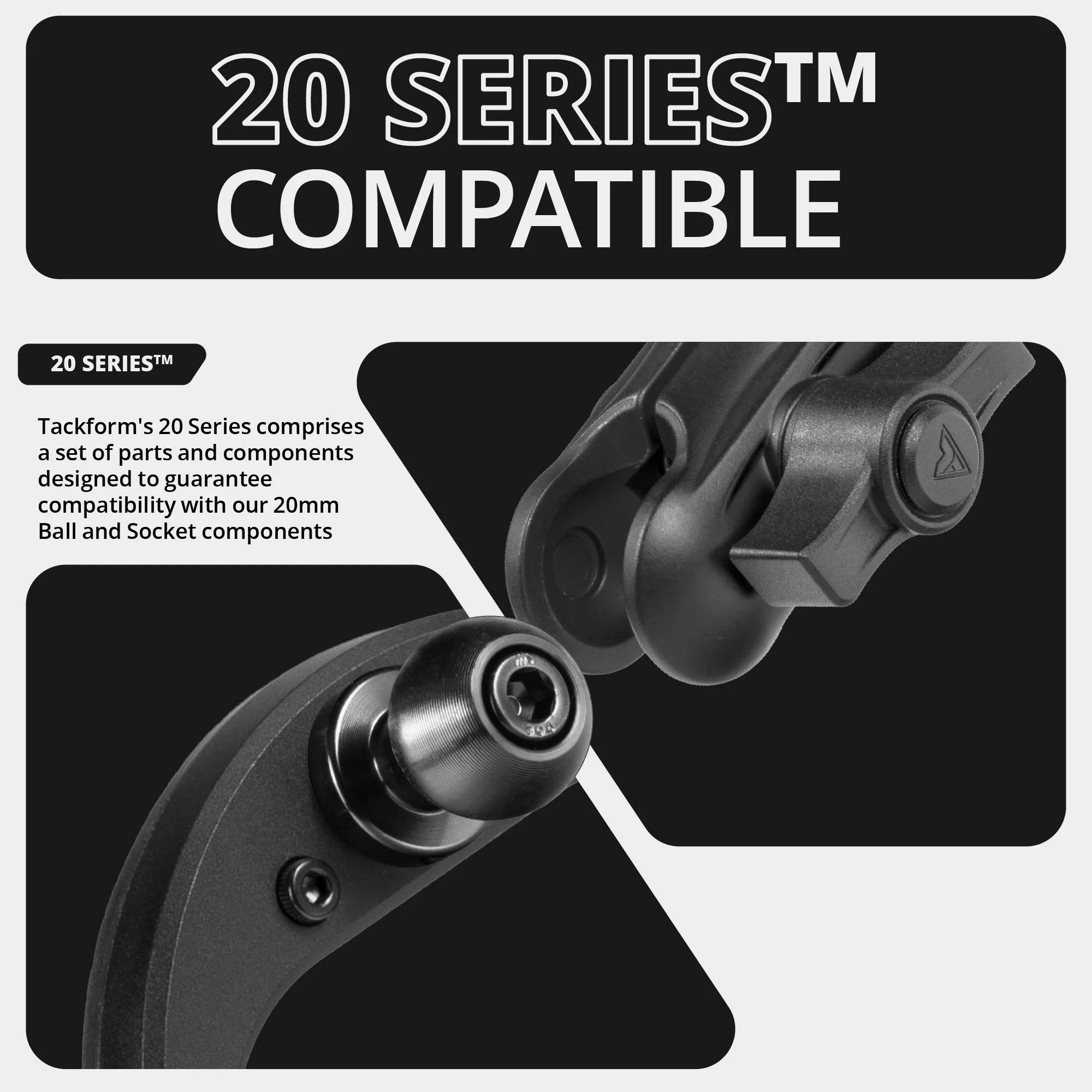 Tackform LINK™ Vent Mount Bracket With CB Mic Holder For Tundra (2014-2021) - Image 4