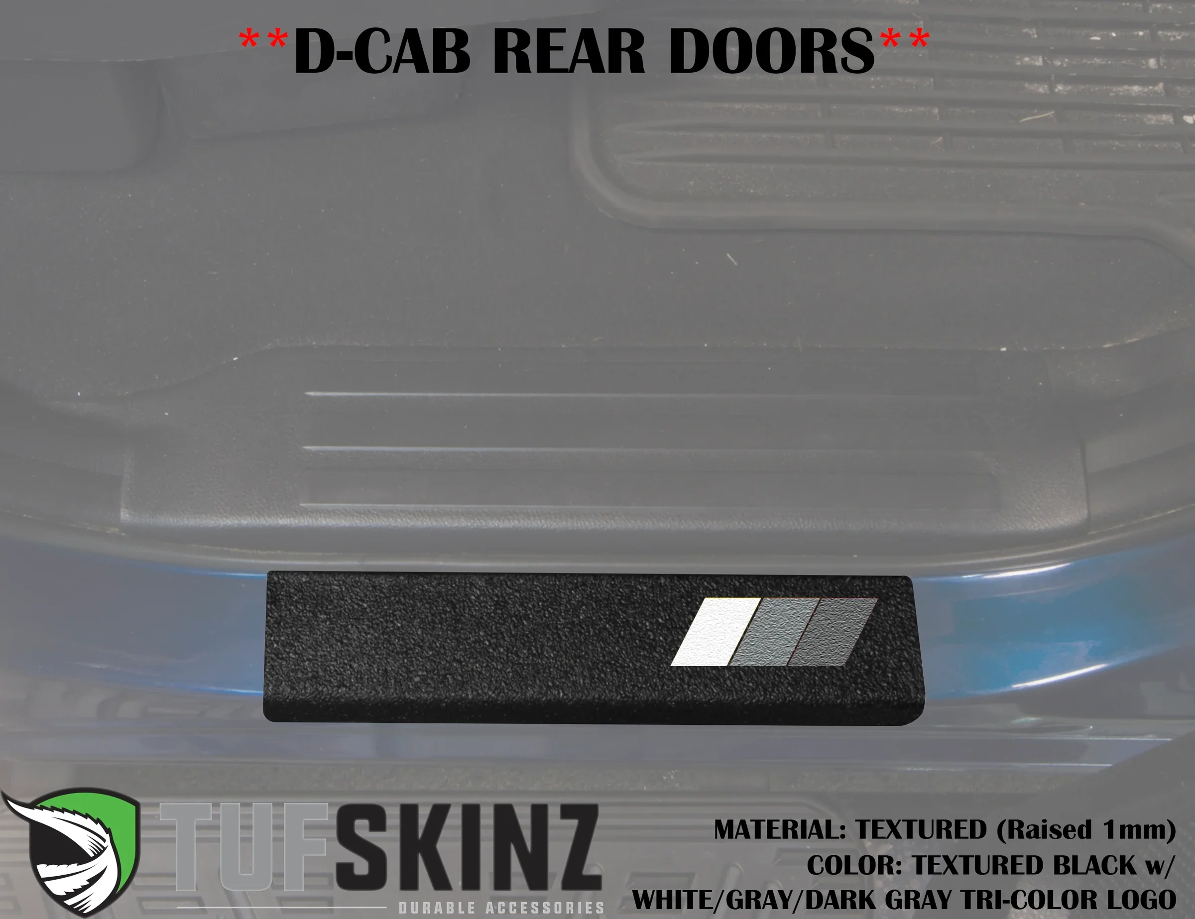 Tufskinz Door Sills Protection Overlay For Tundra (2007-2021) - Image 9