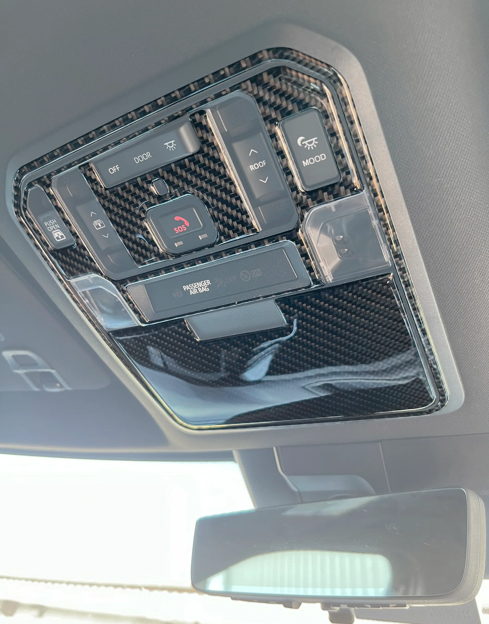 Tufskinz Overhead Switches Accent Trim For Tundra (2022-Current)