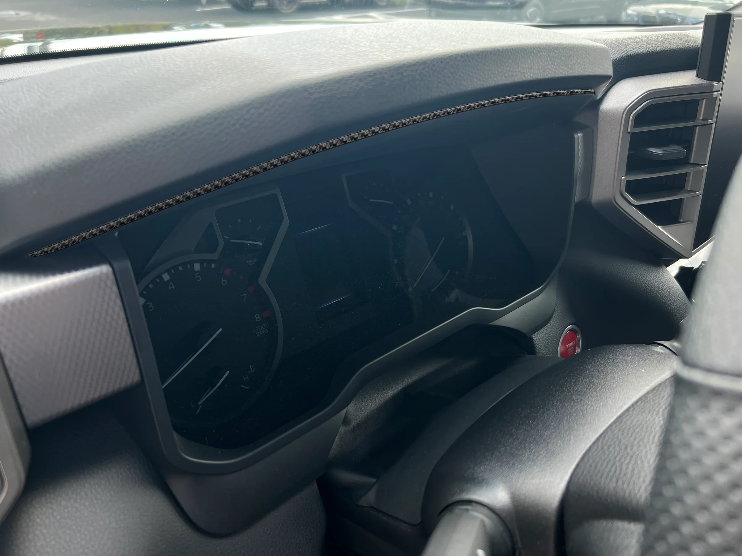 Tufskinz Upper Instrument Gauge Cluster Accent Trim For Tundra (2022-Current) - Image 2