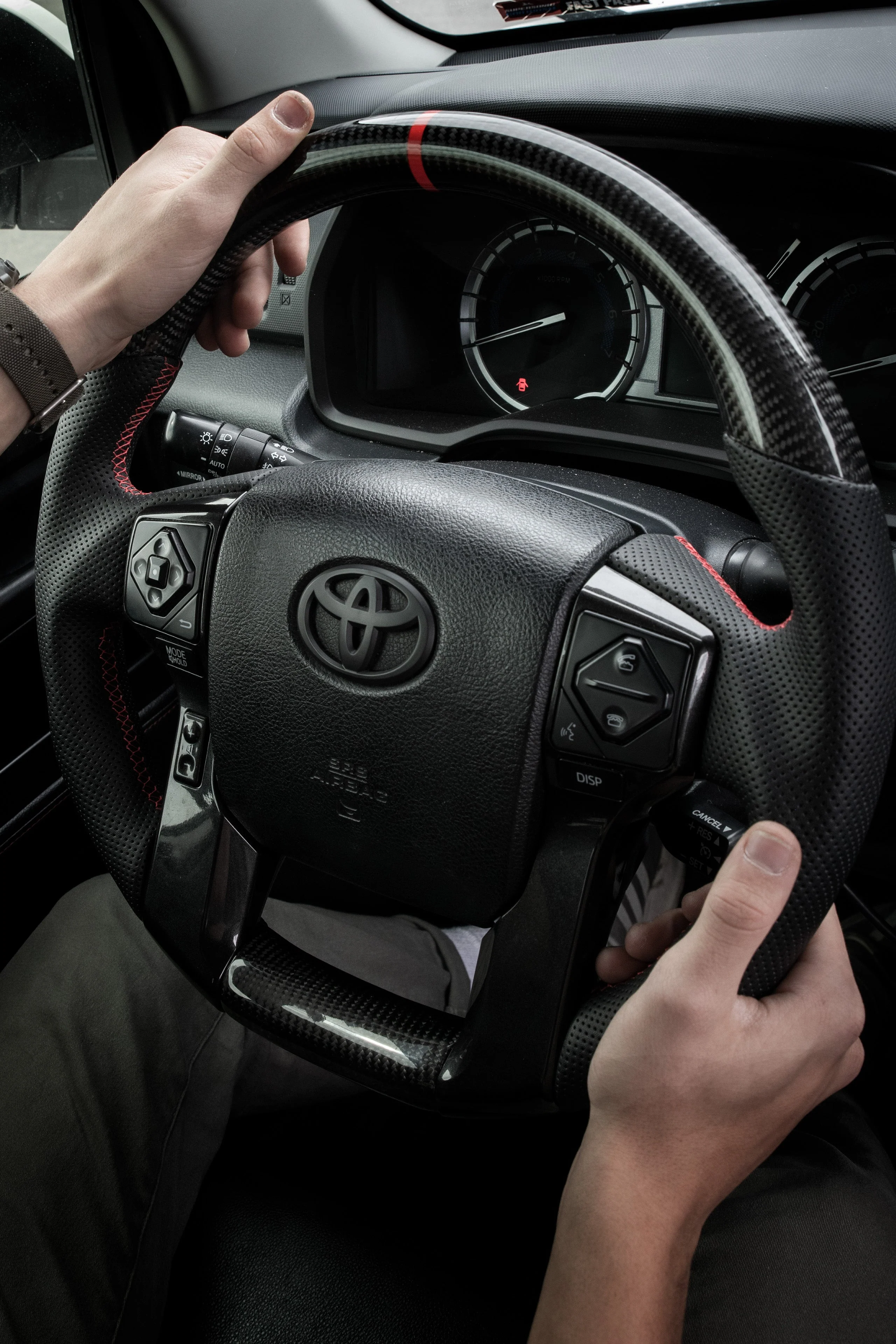 Carbon Fiber Steering Wheel For Tundra (2007-2021) - Image 4