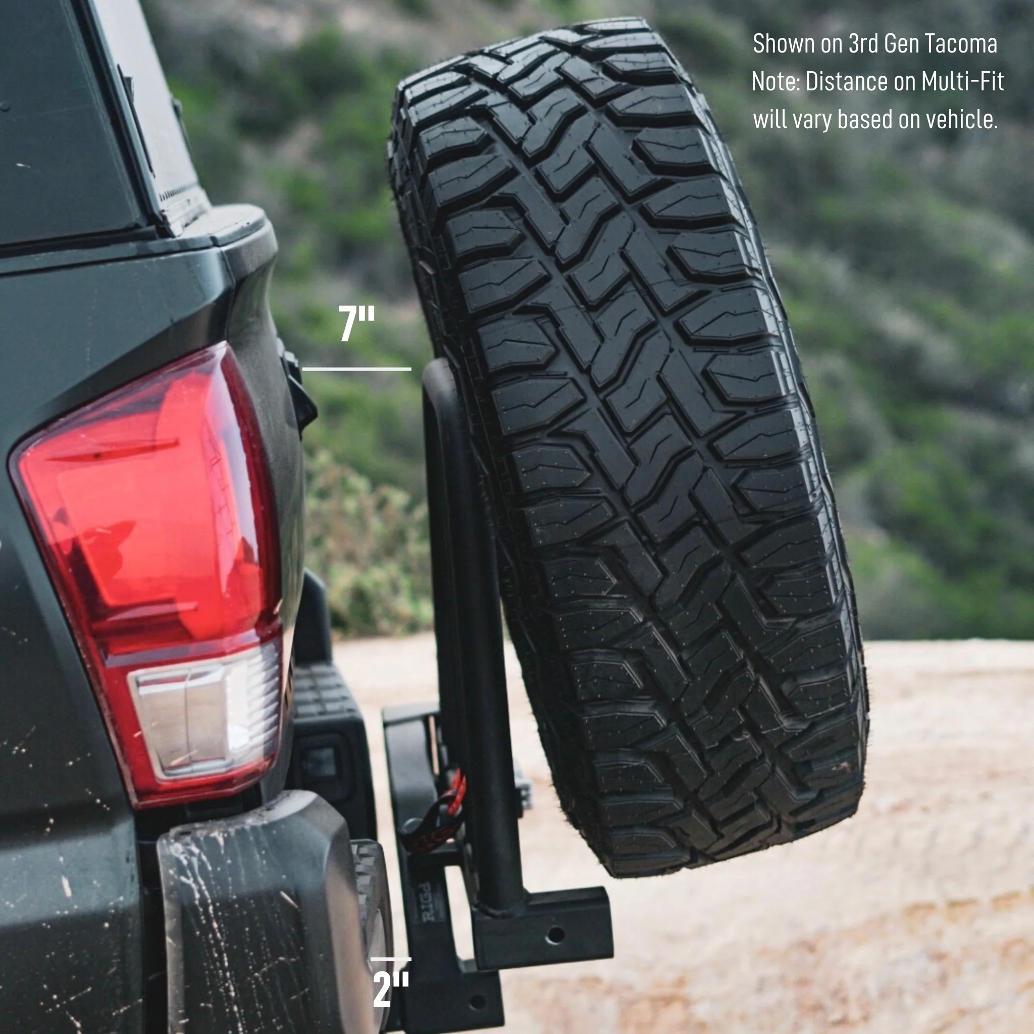 RIG'd UltraSwing™ Multi-Fit Spare Tire Hitch Mount - Image 11