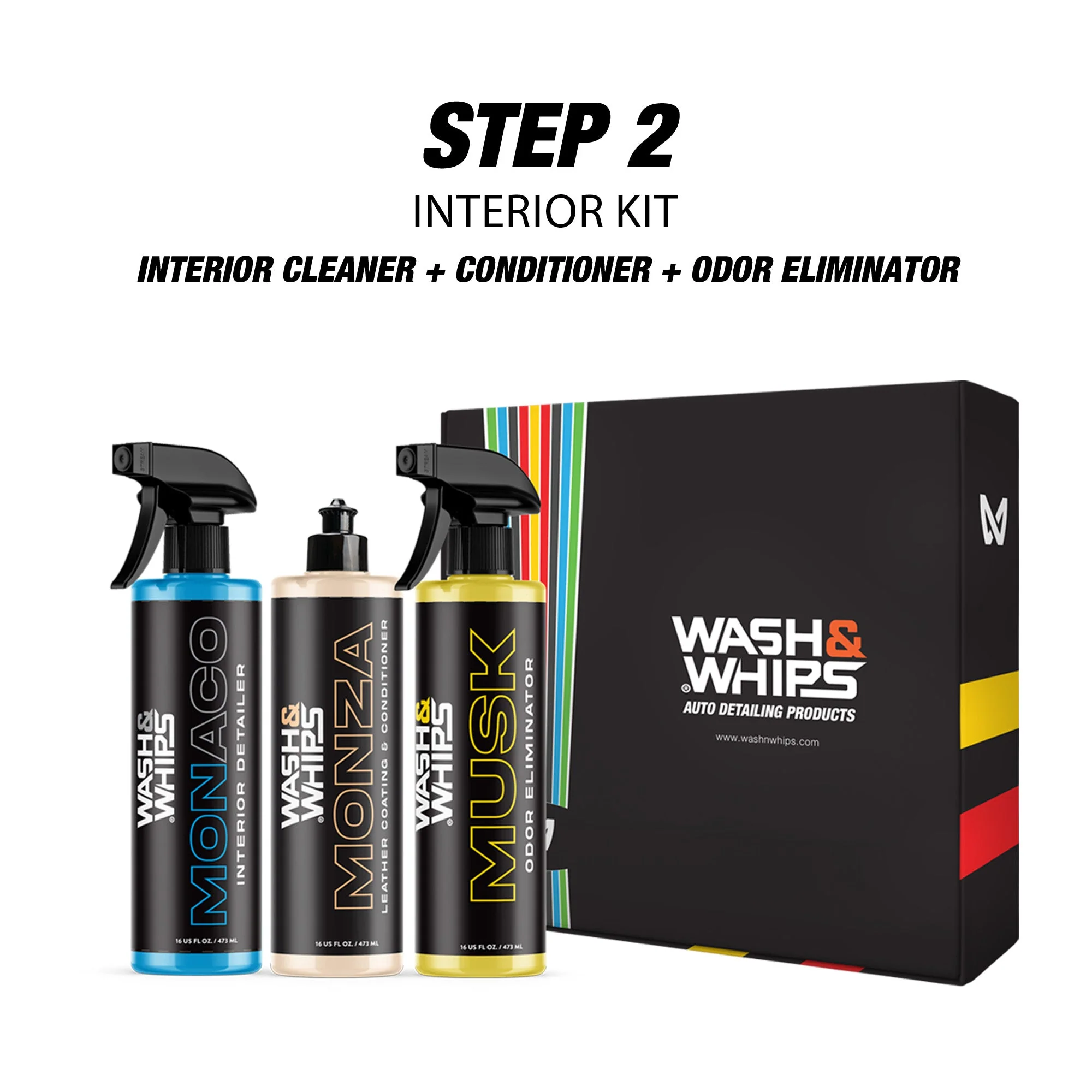 WASH&WHIPS CLEAN - Interior Car Wash Kit (Step 2) - Image 2